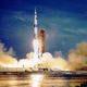 El lanzamiento de la misión Apolo 11, primera en llegar a la Luna, a bordo del cohete Saturn V (Imagen: NASA).